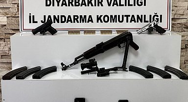 Diyarbakır'da silah kaçakçılığı operasyonu