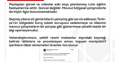 DMM'den ABD'ye ait bombardıman uçaklarının İncirlik Üssü'nü kullandığı iddialarına yalanlama