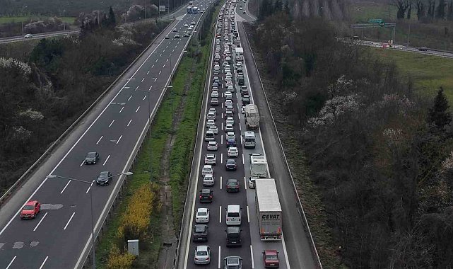 Dönüş yoğunluğu havadan görüntülendi