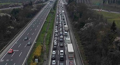 Dönüş yoğunluğu havadan görüntülendi