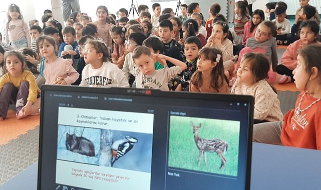 Dünya yaban hayatı gününde öğrencilere eğitim verildi