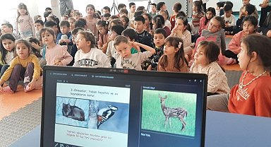 Dünya yaban hayatı gününde öğrencilere eğitim verildi