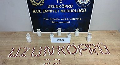 Edirne'de 339 adet uyuşturucu hap ele geçirildi