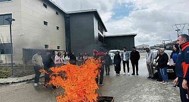 Elazığ'da afet ve yangın farkındalık eğitimi