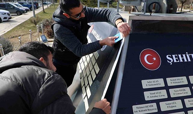 Elazığ'da şehitler anıtı restore edildi