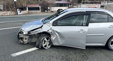 Elazığ'da trafik kazası: 1 yaralı