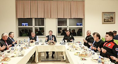 Emniyet teşkilatı iftarda buluştu: "Samsun'un huzuru için 724 görev başındayız"