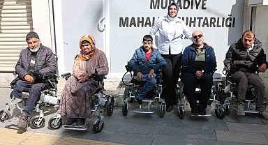 Engelli 10 kişi, akülü sandalye ile bayrama rahat girecek