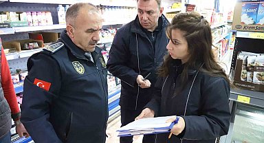 Erzincan'da 80 markete zabıta denetimi