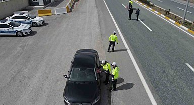 Erzincan'da bayram tatilinde 11 bin 611 araç denetlendi