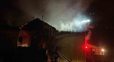 Erzincan'da ev yangını