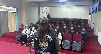 Erzincan'da öğrencilere güvenlik eğitimi verildi