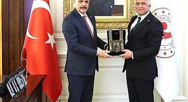 Erzurum Baro Başkanı Öner'den Bakan Çiftçi'ye ziyaret