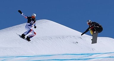 Erzurum'da FIS SBX Snowboard Dünya Kupası heyecanı