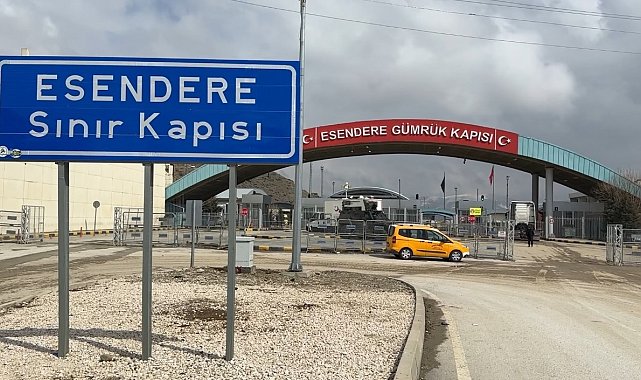 Esendere Sınır kapısı bu bayram sessizlik yaşıyor