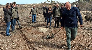 Eskişehir'de yangın sonrası ağaçlandırma çalışmaları başladı