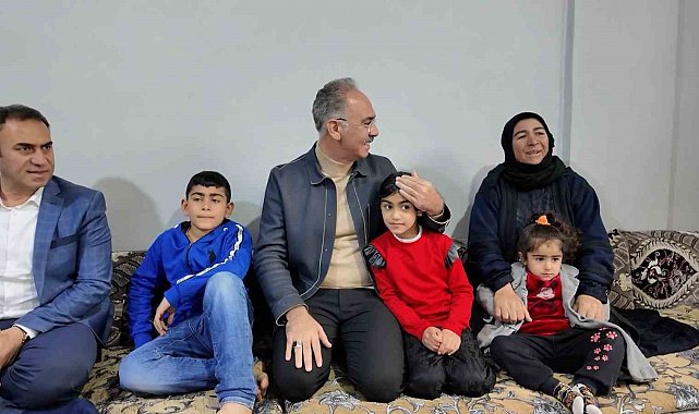 Eyyübiye'de yetimin yüzü güldü