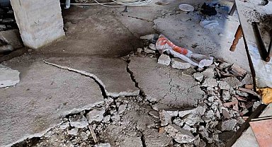 Fatsa'da heyelan: 2 ev kullanılamaz hale geldi