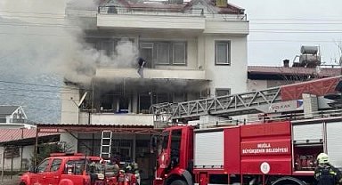 Fethiye'de ev yangını