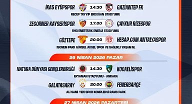 Galatasaray - Fenerbahçe derbisinin tarihi belli oldu