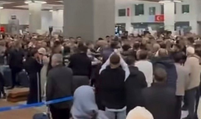 Gaziantep Havalimanı'ndan kavga ve gerginlik