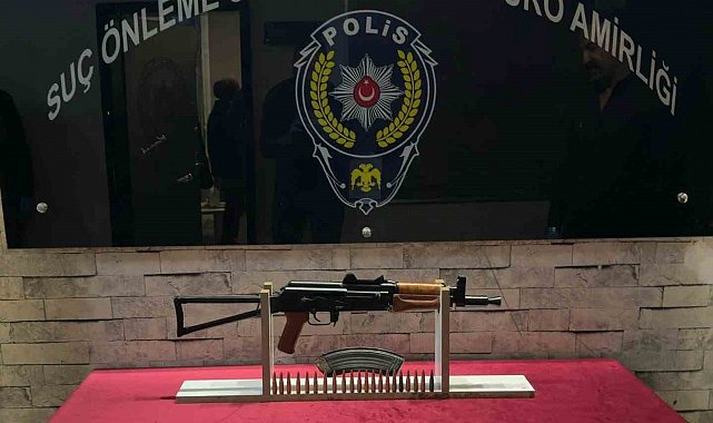 Gaziantep'te 1 adet tüfek ile 21 adet fişek ele geçirildi: 1 gözaltı