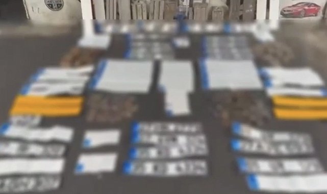 Gaziantep'te 36 adet sahte plaka ele geçirildi: 3 gözaltı