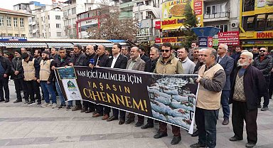Gaziantep'te ABD ve İsrail'in İran'a yönelik saldırıları protesto edildi