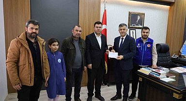 Gaziantep'te imam hatip öğrencilerinden Filistin'e anlamlı destek