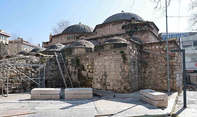 Gebze'deki tarihi Çarşı Hamamı'nda restorasyon çalışmaları başladı