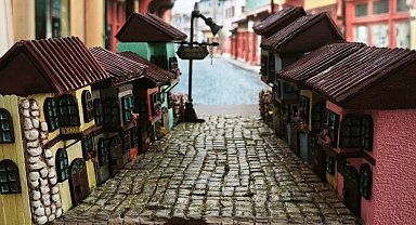 Geleneksel Akşehir evleri minyatür olarak üretiliyor