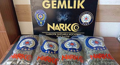 Gemlik'te uyuşturucu tacirlerine operasyon