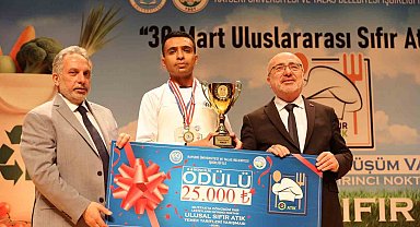 Genç şef adayları ödüllerini aldı