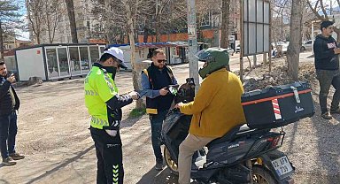 Gölbaşı'nda trafik uygulamaları devam ediyor