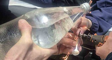 Gönen'de parmağa sıkışan yüzük itfaiye tarafından kesildi