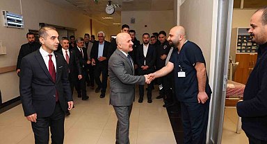 Görev başındaki personellerin bayramı kutlandı