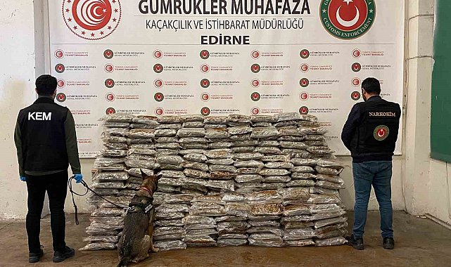 Gümrüklerde 828 milyon 272 bin liralık uyuşturucu madde ele geçirildi
