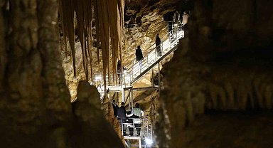 Gümüşhane'nin yer altı sarayı kapılarını ziyaretçilerine açtı