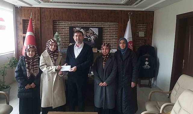 Hafızlık eğitimi öğrencilerinden Filistin'e bağış