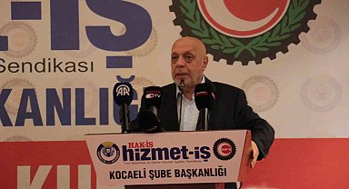 HAK-İŞ Genel Başkanı Arslan Kocaeli'de seslendi: "Biz sadece toplu sözleşme yapan sendika değiliz"