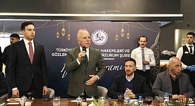 Hakemler iftar yemeğinde buluştu