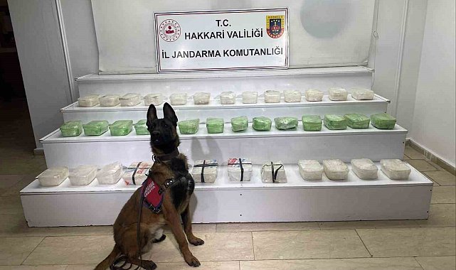 Hakkari'de 43 kilo metamfetamin ele geçirildi