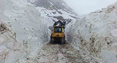Hakkari'de 56 yerleşim yerinin yolu ulaşıma kapandı