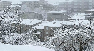 Hakkari'de kar yağışı