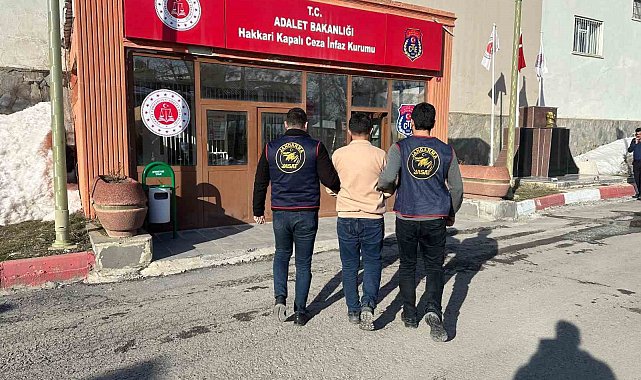 Hakkari'de kesinleşmiş hapis cezası bulunan 7 şahıs yakalandı