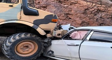 Hakkari'de trafik kazası: 1 yaralı