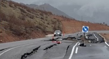Hakkari'de yeni yapılan sınır yolu çökmeye başladı