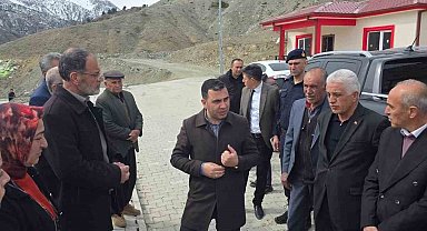 Hamzalar Köyü'nde deprem evleri teslim edildi