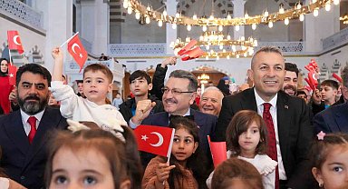 Hanife Hatun Camii çocuklarla şenlendi