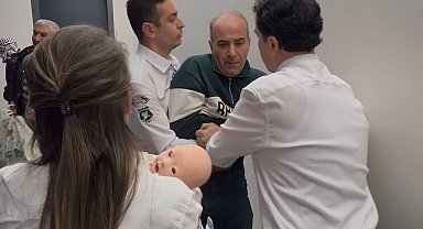 Hastanede film gibi tatbikat